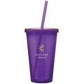 16 Oz. Purple Spirit Tumbler Cup